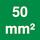 Jmenovitý průřez 50 mm²