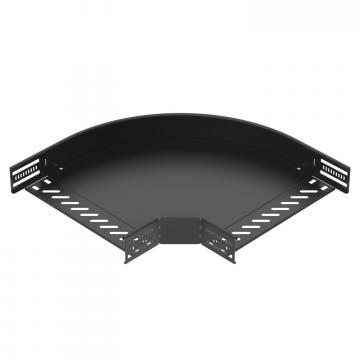 90° oblouk 60, černý