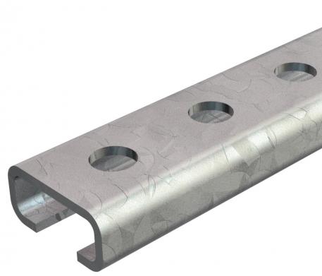 Profilová lišta CL2712, výřez 12 mm, FS, děrovaná 2000 | 27 | 12,5 | 2 | Ocel | pásově zinkováno | 