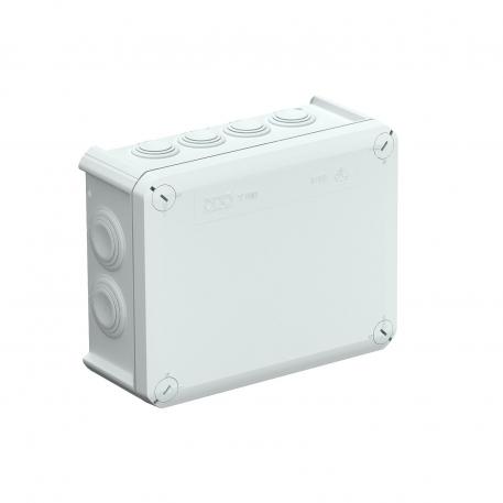 Odbočná krabice T 160, násuvné těsnění 176x135x67 | 12 | IP66 | světle šedá; RAL 7035