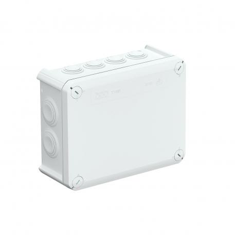 Odbočná krabice T 160, násuvné těsnění 176x135x67 | 12 | IP66 | čistě bílá; RAL 9010