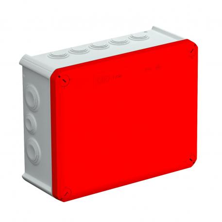Odbočná krabice T 250, násuvné těsnění 225x173x86 | 16 | IP66 | šedá/červená