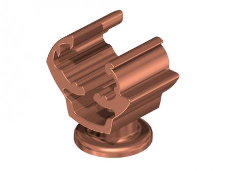 Držák vedení Rd 8–10 mm, poměděný 8–10 mm kruhové | 20
