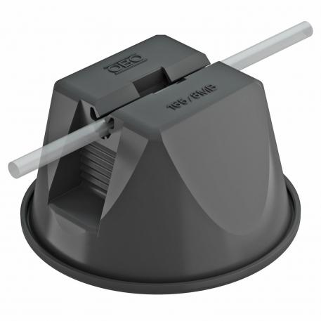 Střešní držák vodiče 165 MBG... pro ploché střechy, se zvětšeným dnem 200 |  | Rd 10