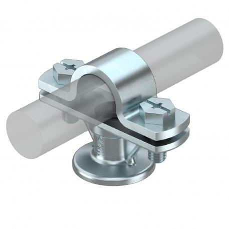 Držák vedení s příložkou Cu Rd 8–10 mm