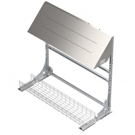 Inverter frame, free-standing. 