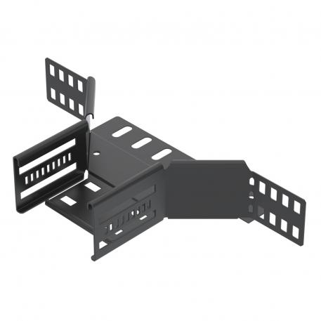 Vestavný odbočný díl 60, černý 100 | sytě černá; RAL 9005