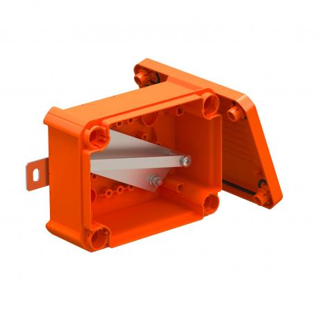 FireBox T100, uzavřená, prázdná 136x102x57 |  | IP66 | pastelová oranžová; RAL 2003