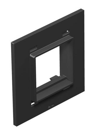 Kryt přístrojového nástavce T4L/T8NL, montážní otvor Modul 45® grafitově černá; RAL 9011